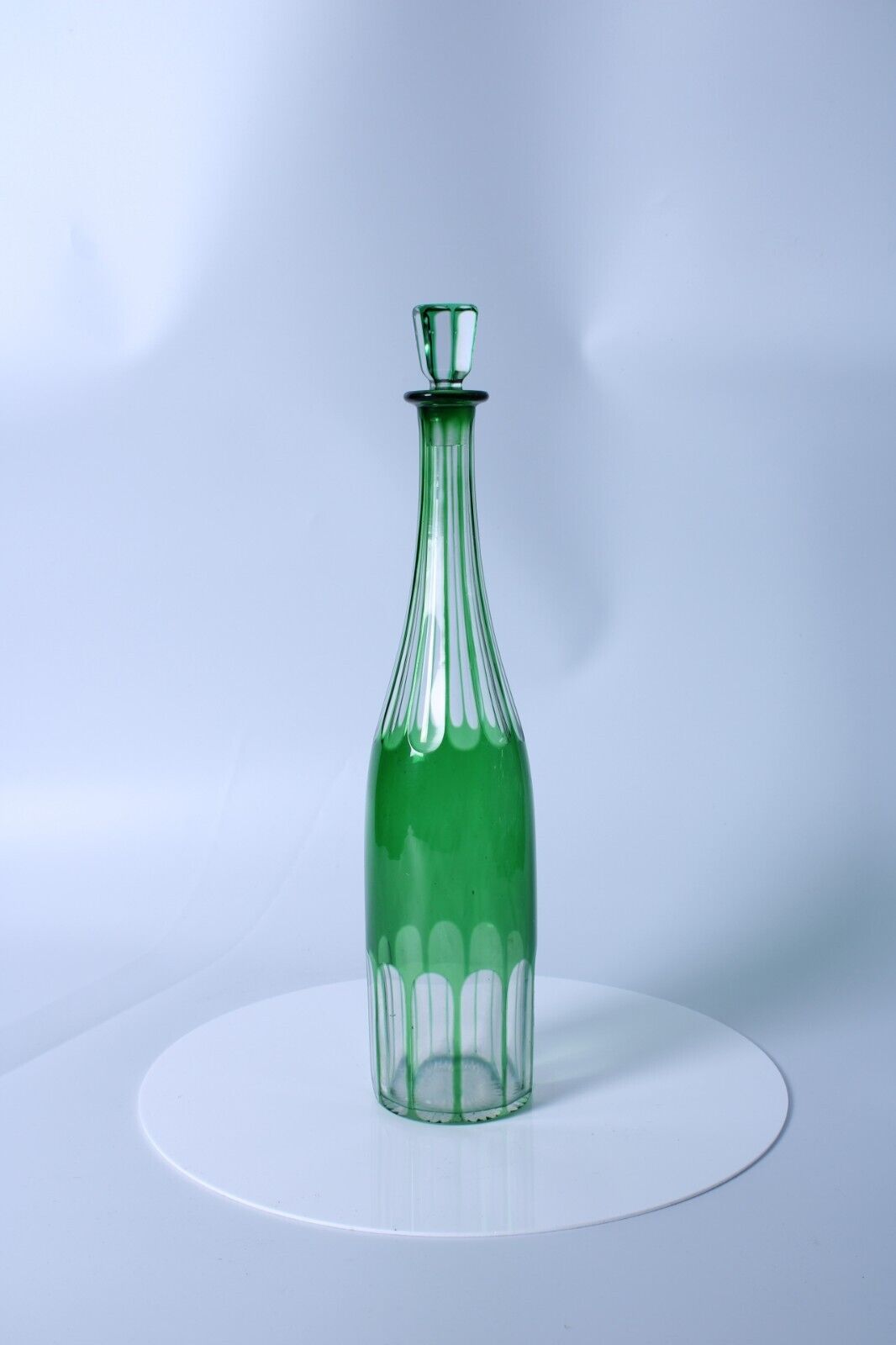 Beautiful 1920s Carafe by Maison Saint Louis Overlay