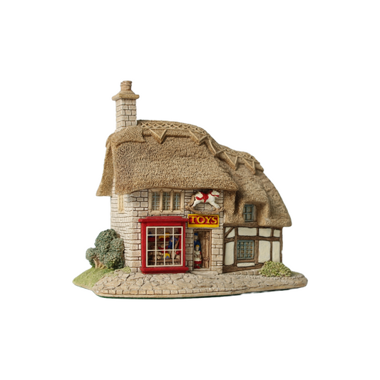 Handmade Lilliput Lane "The Toy Shop" Miniature Collectible, British Village