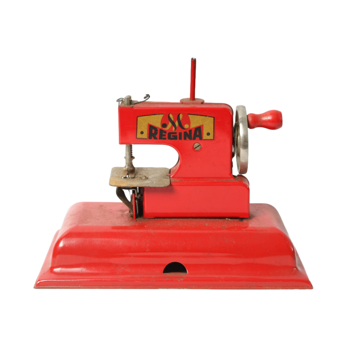 Vintage Regina Child's Sewing Machine with Original Box - Rare Collectible Item