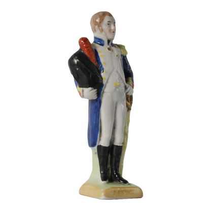 Hand-Painted Porcelain Figurine of General Louis Lepic, Kister Scheibe Alsbach,