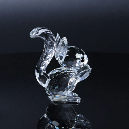 Swarovski Squirrel with Nut - Beautiful Crystal Figurine from Austria