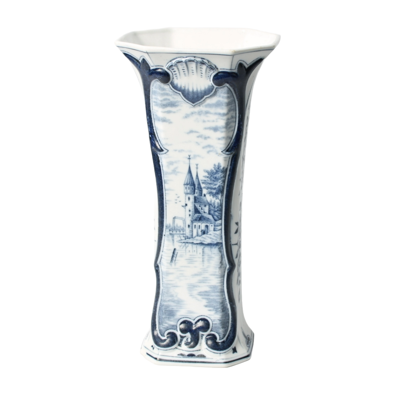 Beautiful Delft Blue Vase - Traditional Dutch Craftsmanship - 20th Century
