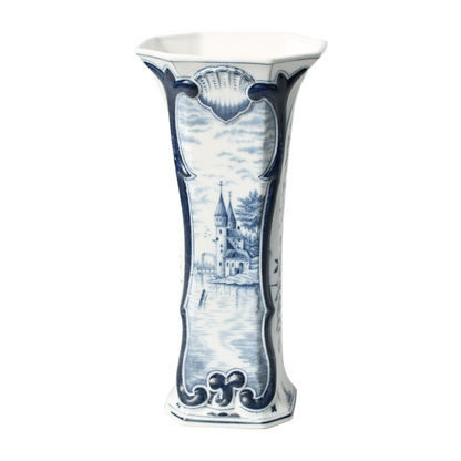 Beautiful Delft Blue Vase - Traditional Dutch Craftsmanship - 20th Century