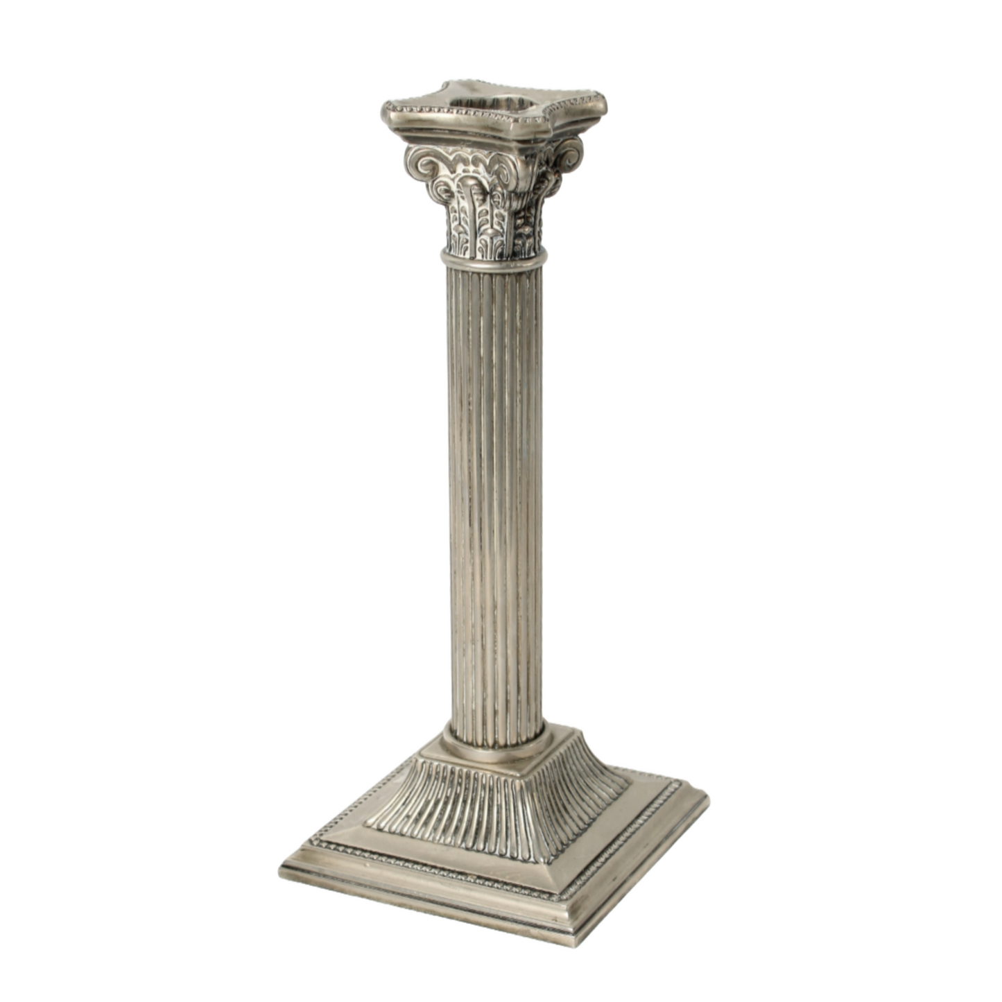 Elegant Corinthian Candle Holder - Classic Pillar Design - Timeless Decor - 21 c