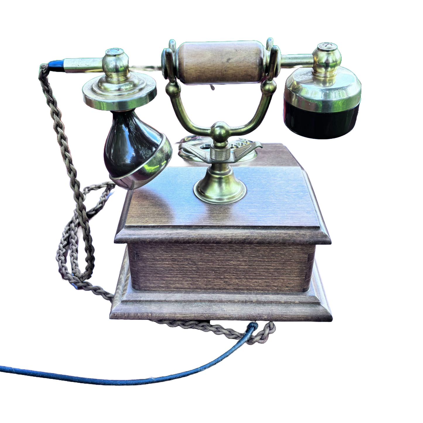 Vintage Wooden Rotary Phone - Exclusive PTT Special Edition