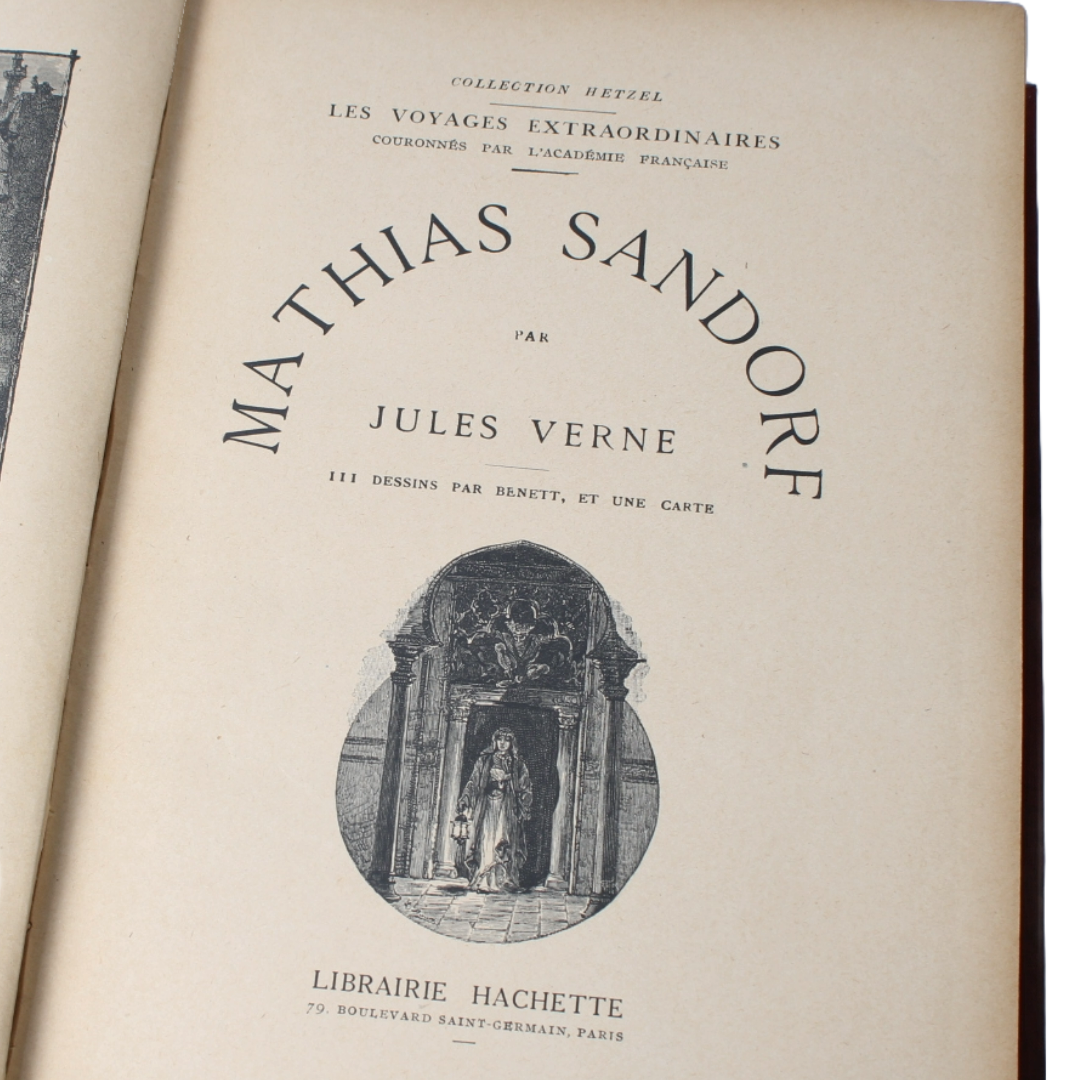 Mathias Sandorf - Jules Verne - "Voyages Extraordinaires" - Collection Hetzel -