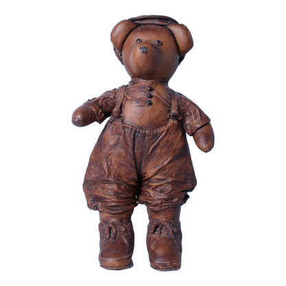 Bronze-Colored Teddy Bear - Handmade in England - 48 cm Tall