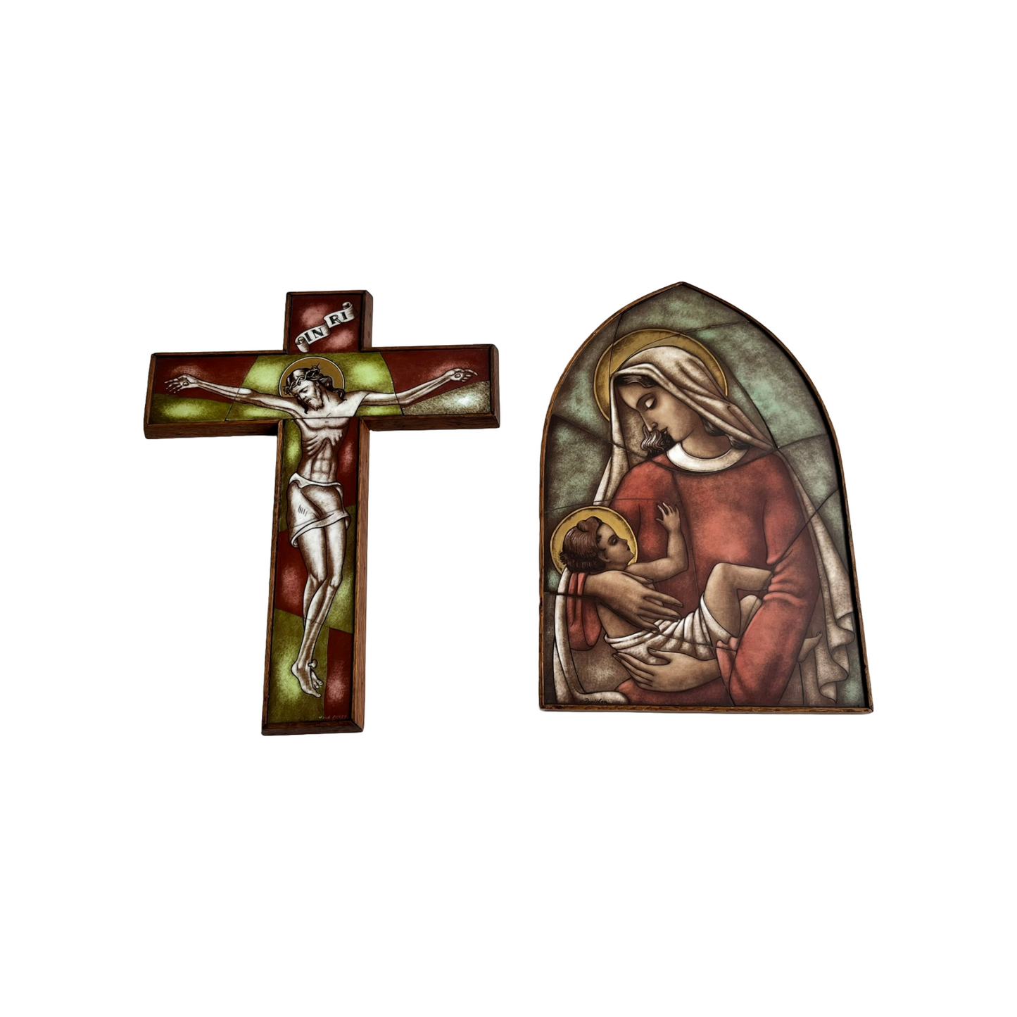 Religious wall Icons by Jan Perey & Van Paridon (ca. 1940–1950)
