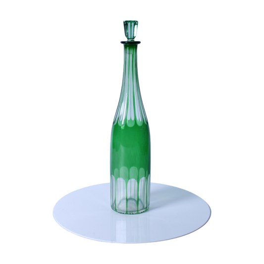 Beautiful 1920s Carafe by Maison Saint Louis Overlay