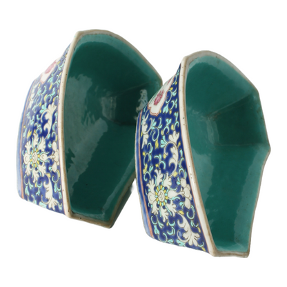 Antique Chinese Serving Bowls | 18th-19th Century Qing Dynasty Porcelain |