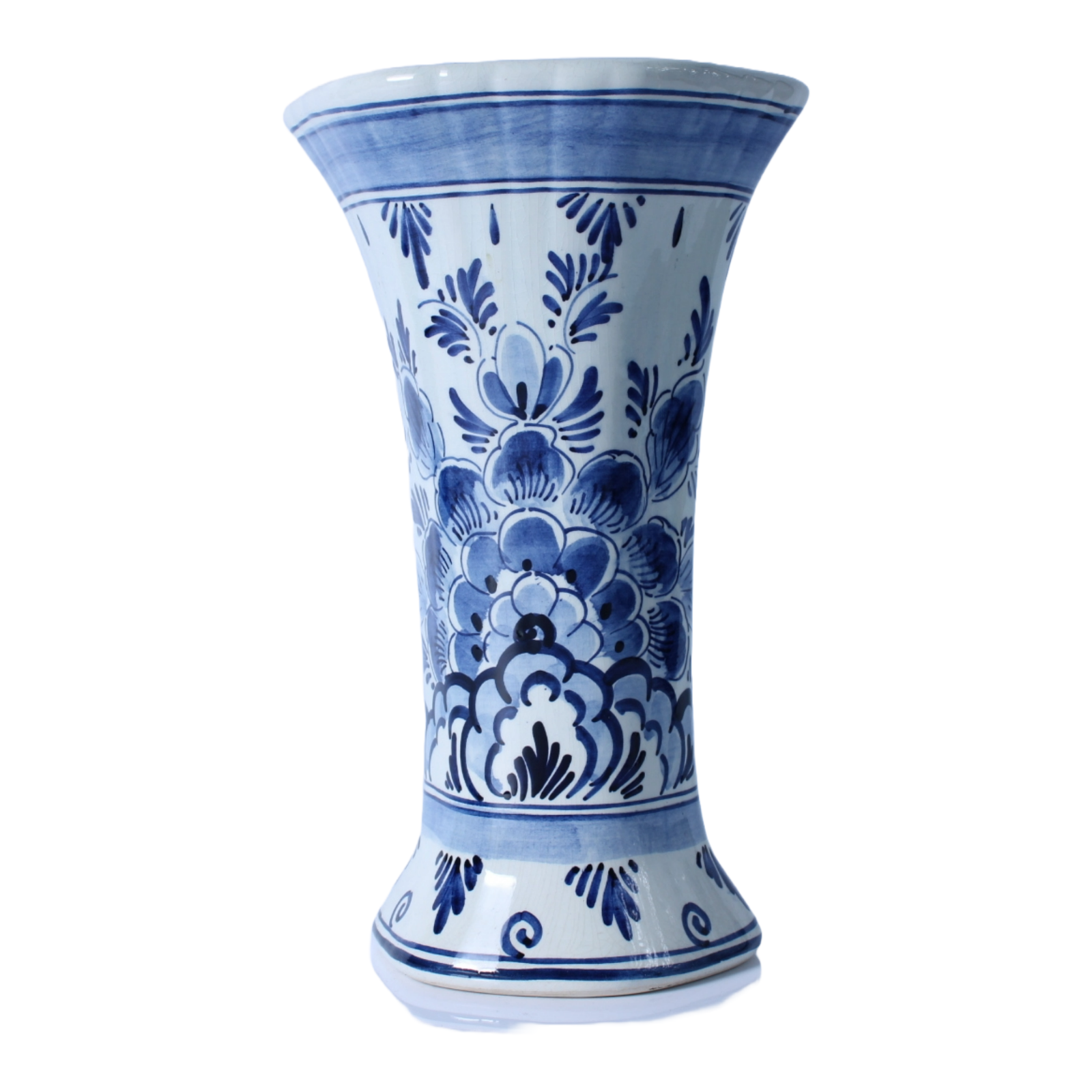 Beautiful Delft Blue Vase from the Early 1960s