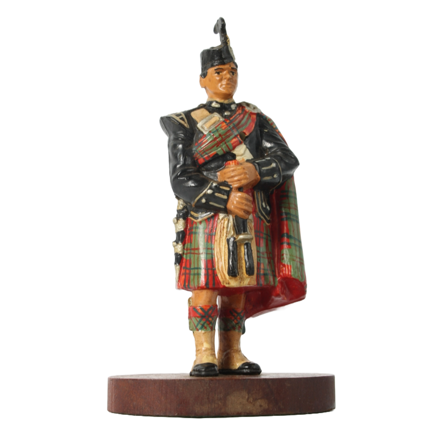 Hand-Painted MacGregor Advertising Figure, Scottish Attire, 15 cm Tall, Vintage
