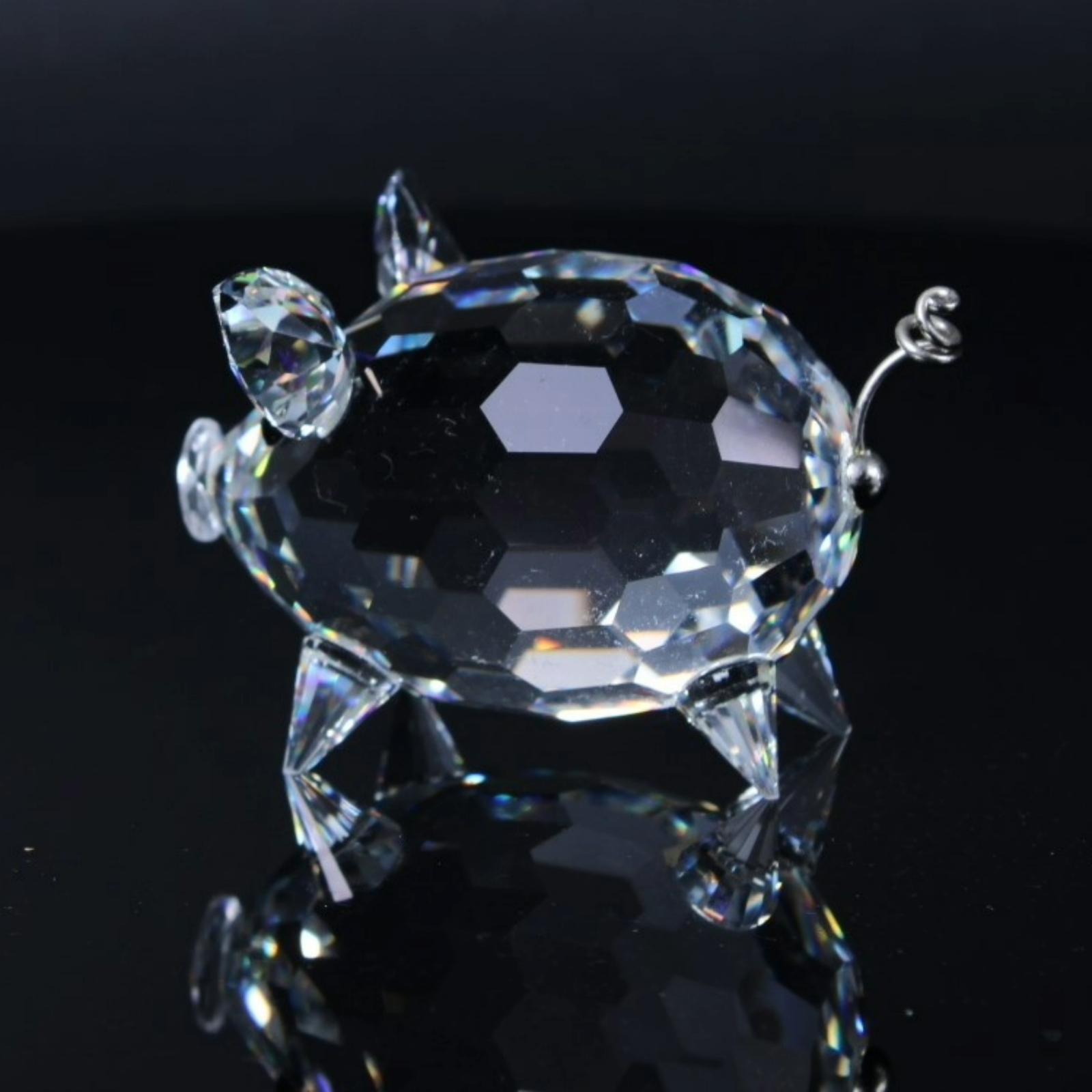 Swarovski Crystal Pig Mini 10028 Box