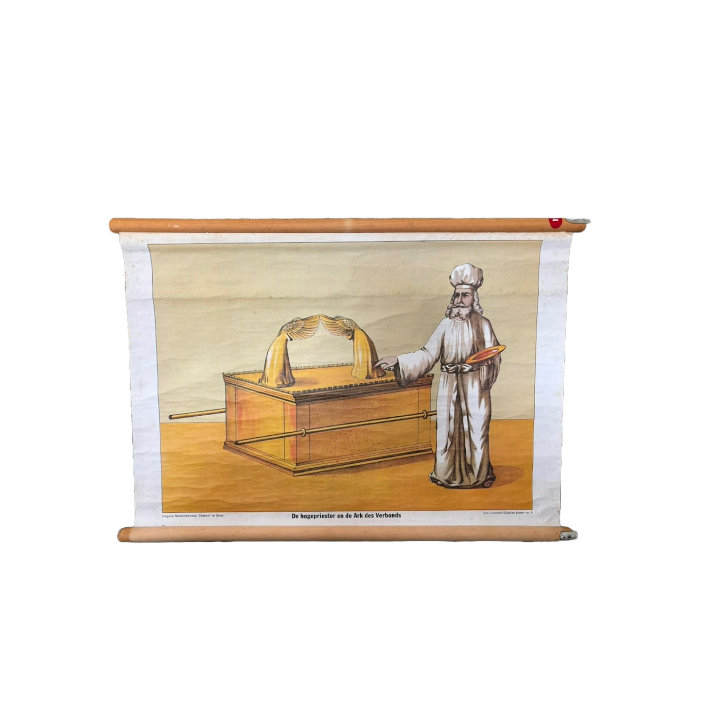 Antique School Chart “High Priest and Ark of the Covenant”