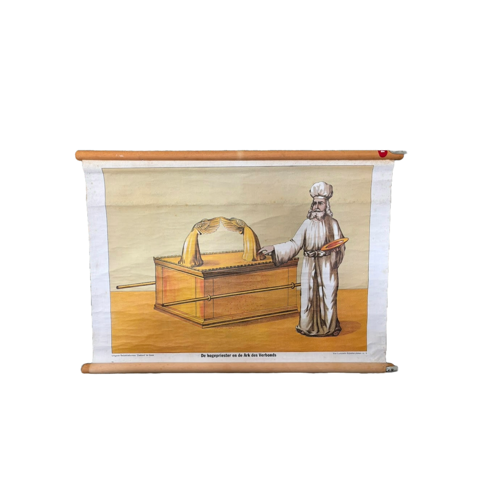 Antique School Chart “High Priest and Ark of the Covenant”