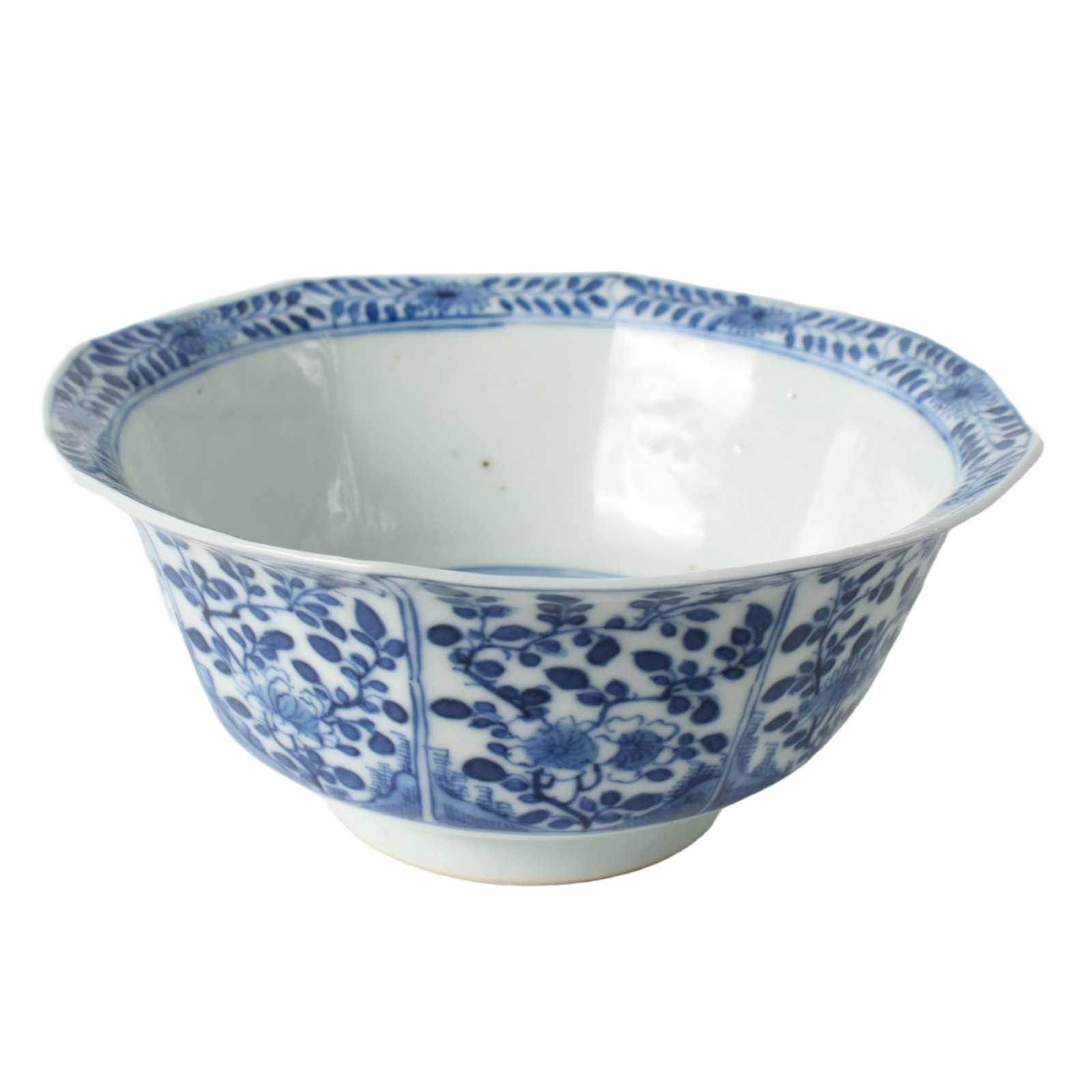 Rare Chinese Blue and White Porcelain Bowls | Kangxi & Qing Dynasty | Antique