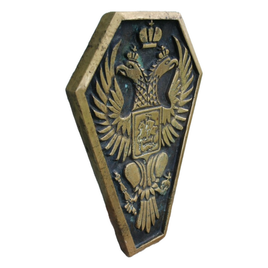 🌟 Rare Russian Empire Coat of Arms - Museum Quality - 12.4 kg Bronze/Brass