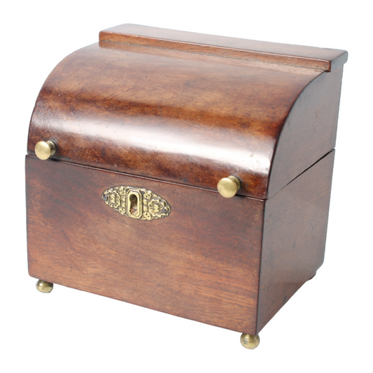 Antique Dutch Tobacco Box – 19th Century – Rosewood and Handcrafted Design