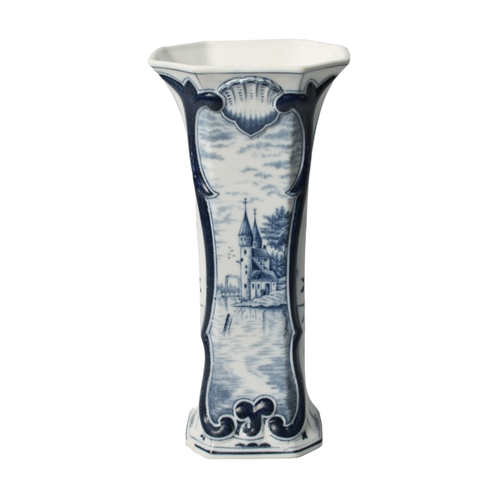 Beautiful Delft Blue Vase - Traditional Dutch Craftsmanship - 20th Century