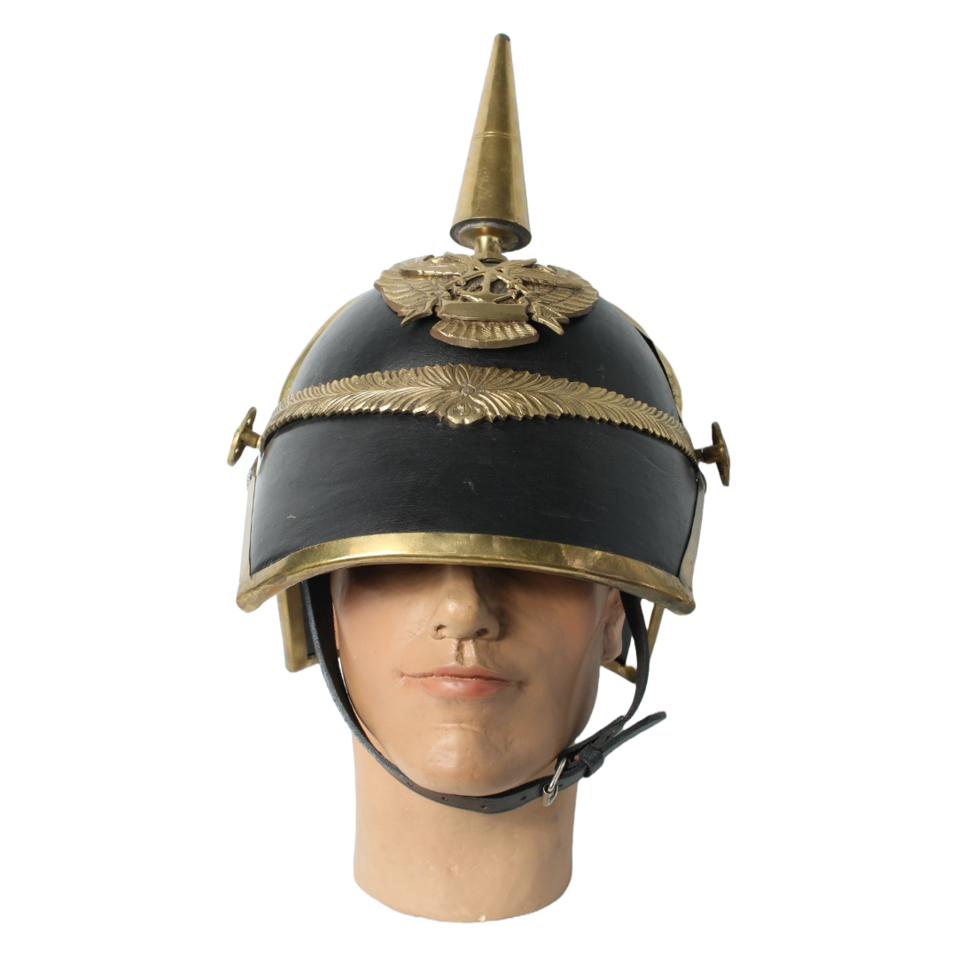 Replica Habsburg Pickelhaube – ceremonial spiked helmet with double-headed eagle