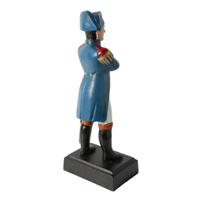 Cast Iron Napoleon Bonaparte Statue, Detailed French Historical Figure, 28 cm
