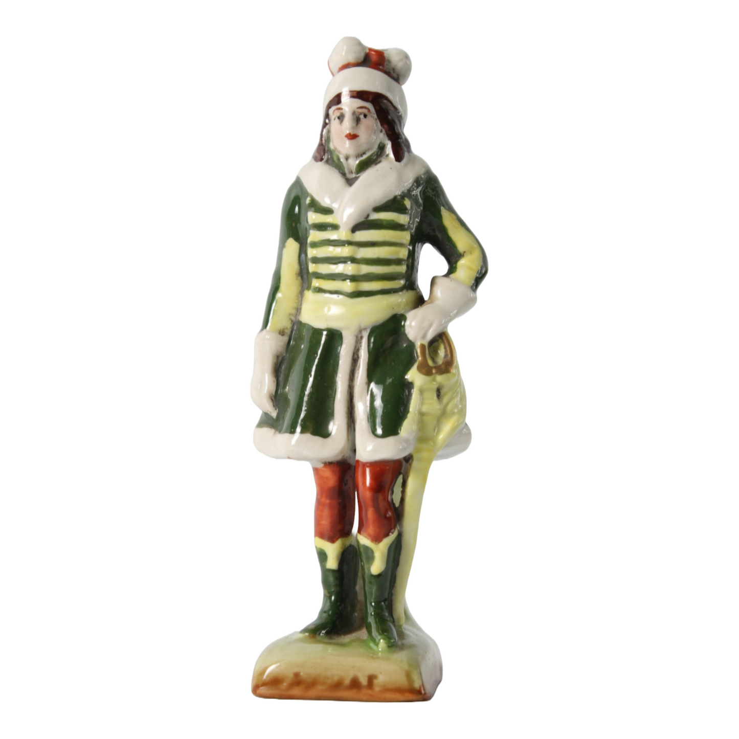 Handcrafted Porcelain Figurine of Joachim Murat, Scheibe Alsbach