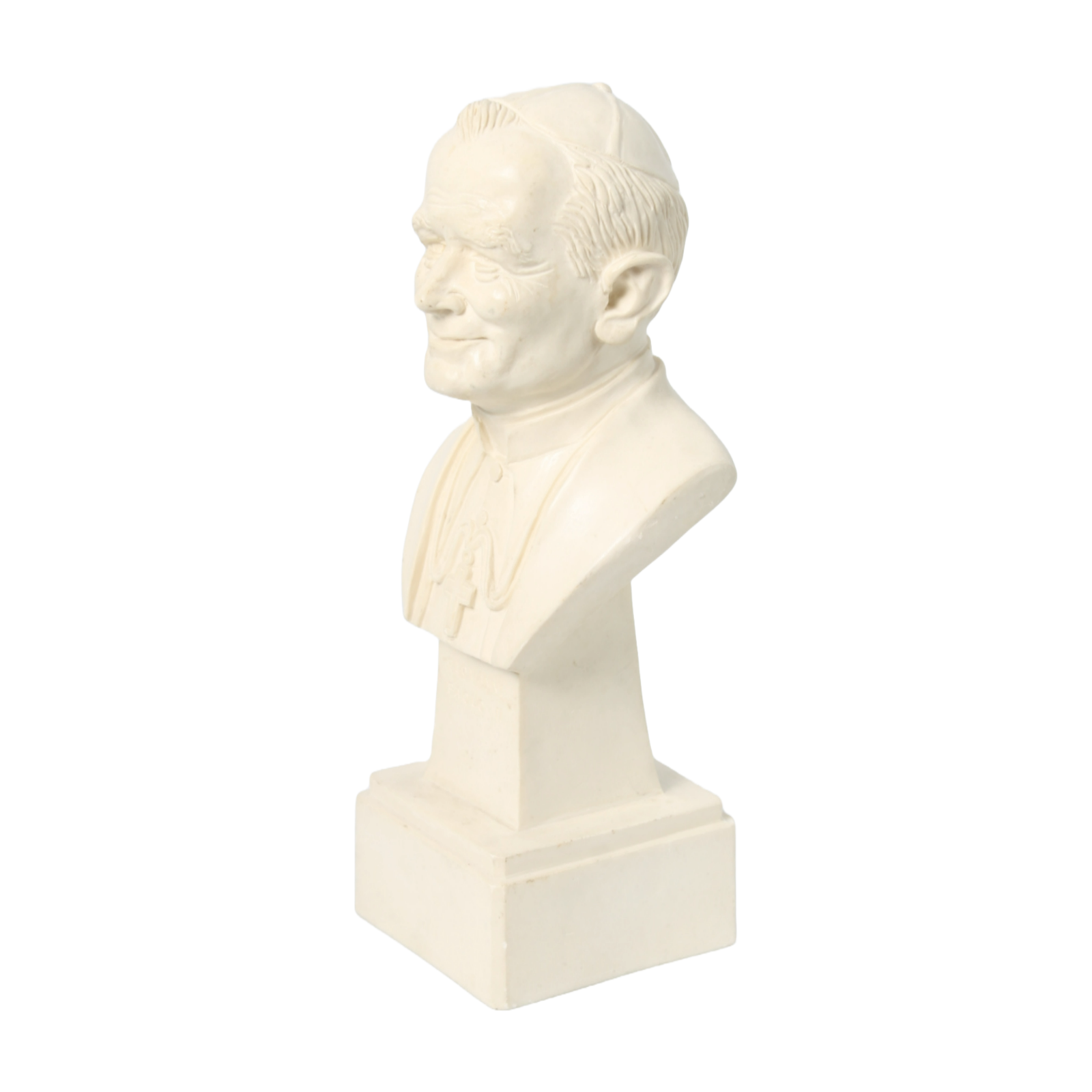 Bust of Pope John Paul II, St. John Paul II, Saint John Paul II. circa 1980