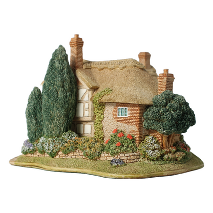 Rare Lilliput Lane Gossip Gate Cottage 1996, Handcrafted English Miniature House