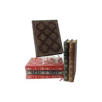 Luxury French Literary Collection in Faux Leather - Solzhenitsyn, Lanoux, Bazin,