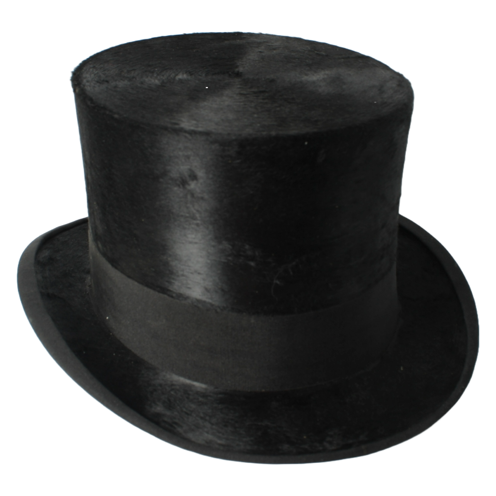 Antique Moleskin Top Hat by Joh. v. d. Sluijs, Utrecht – Early 20th Century
