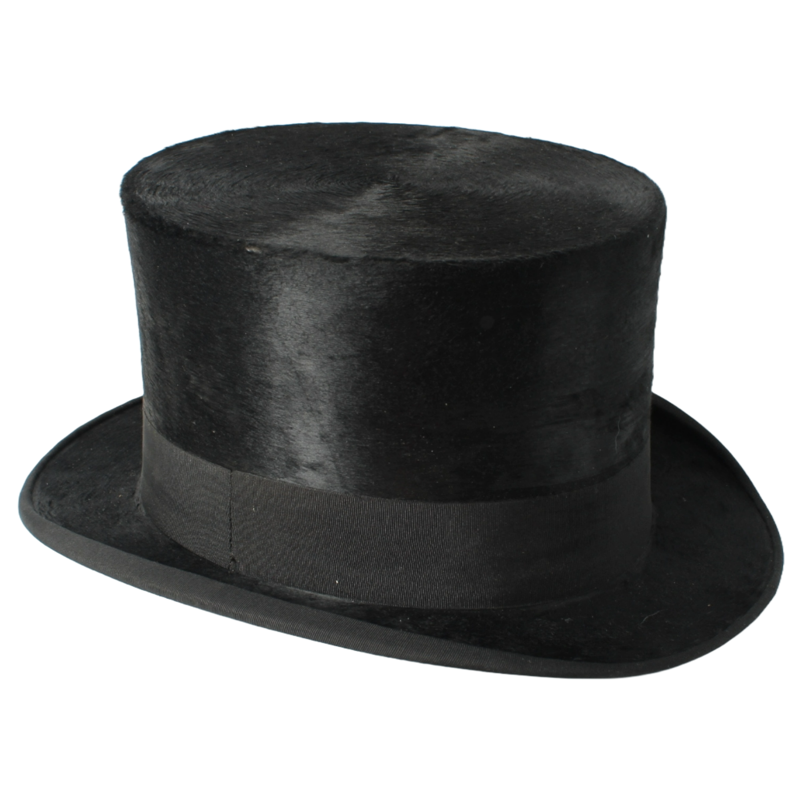 Antique Moleskin Top Hat by Joh. v. d. Sluijs, Utrecht – Early 20th Century