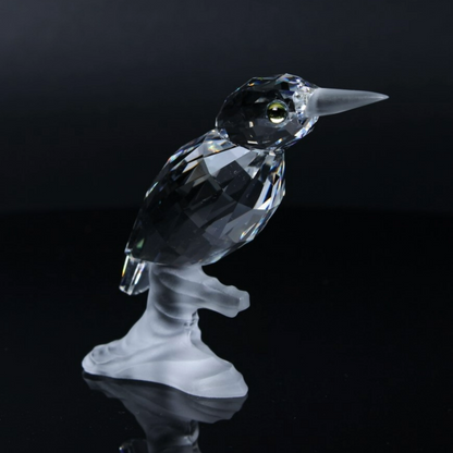 Swarovski Kingfisher on a Branch Figurine - Includes Original Box and Certificat