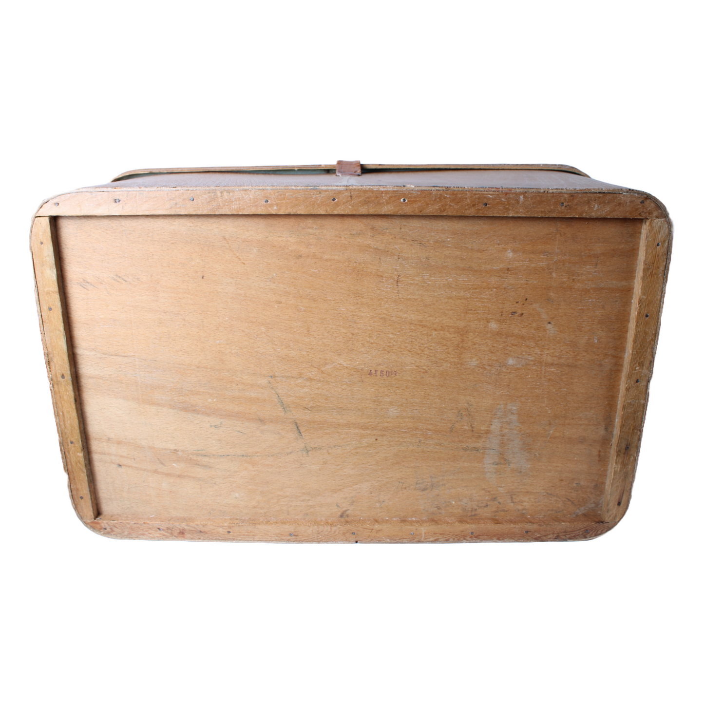 Vintage Wooden Hat Boxes | Spun Wood Construction | Leather Strap | 1900-1930 |