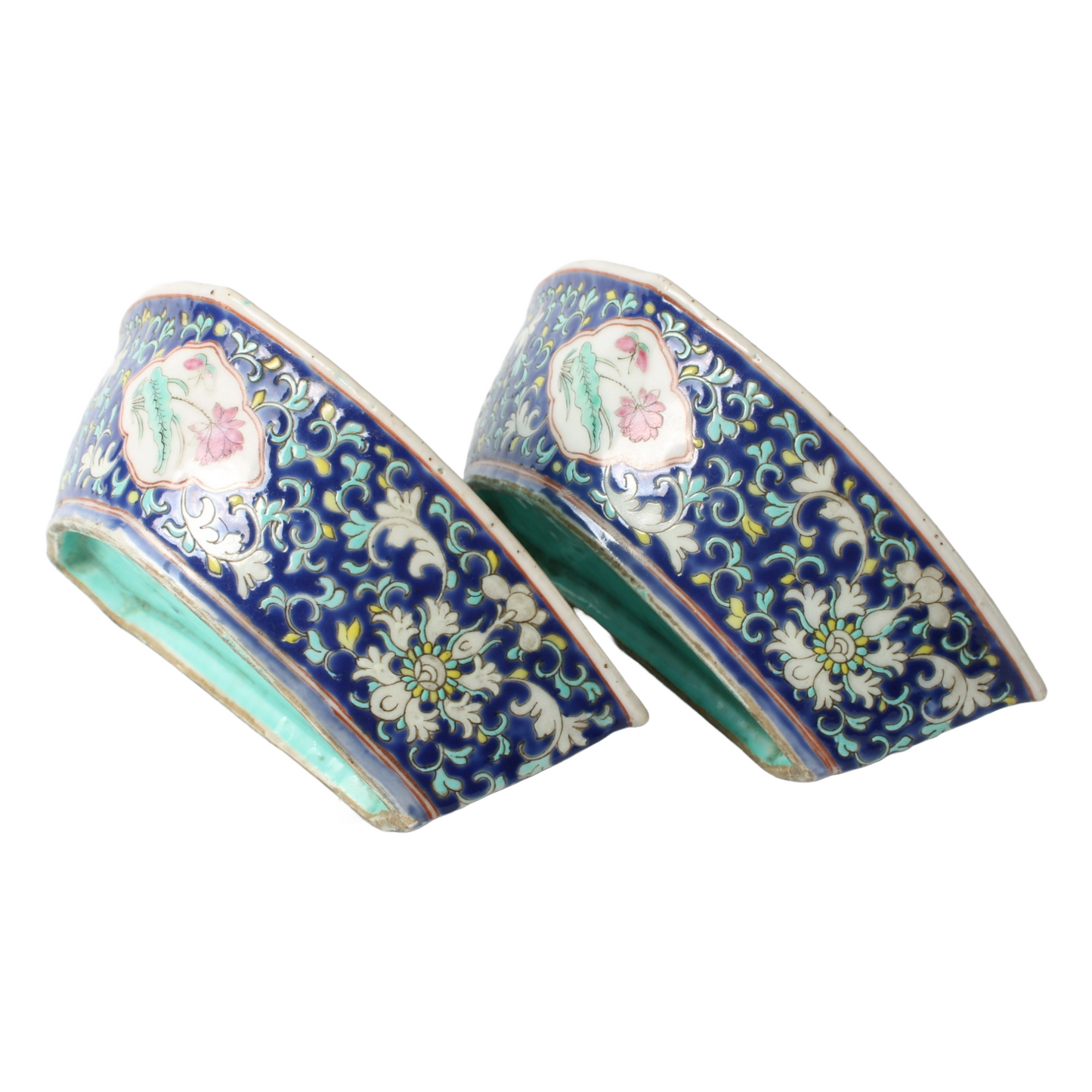 Antique Chinese Serving Bowls | 18th-19th Century Qing Dynasty Porcelain |