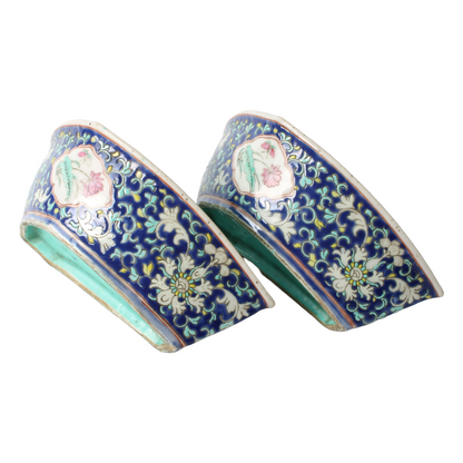 Antique Chinese Serving Bowls | 18th-19th Century Qing Dynasty Porcelain |