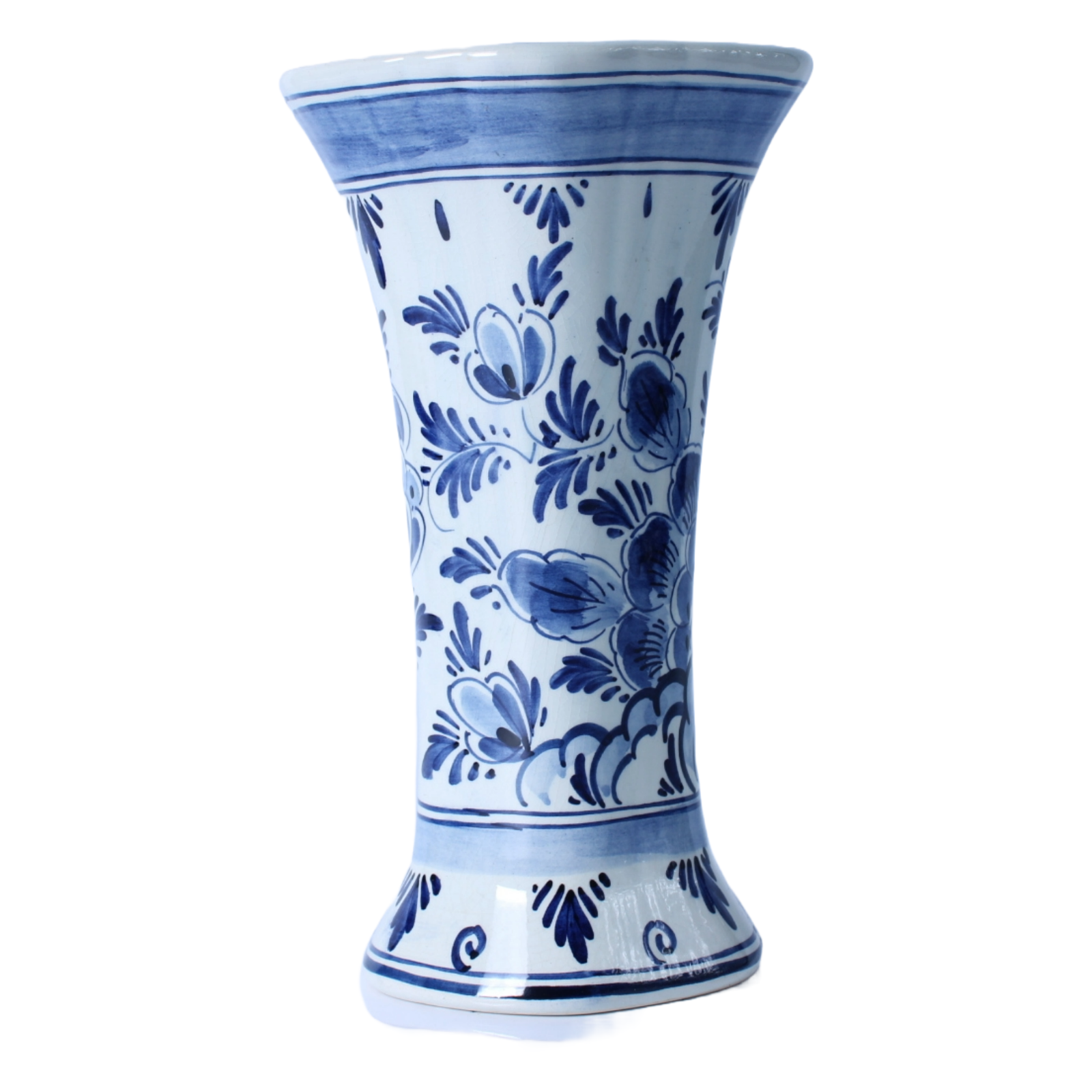 Beautiful Delft Blue Vase from the Early 1960s