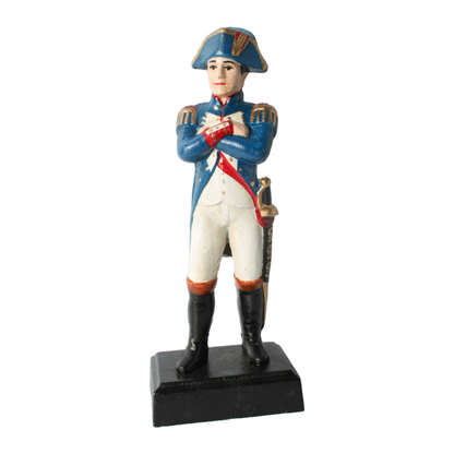 Cast Iron Napoleon Bonaparte Statue, Detailed French Historical Figure, 28 cm
