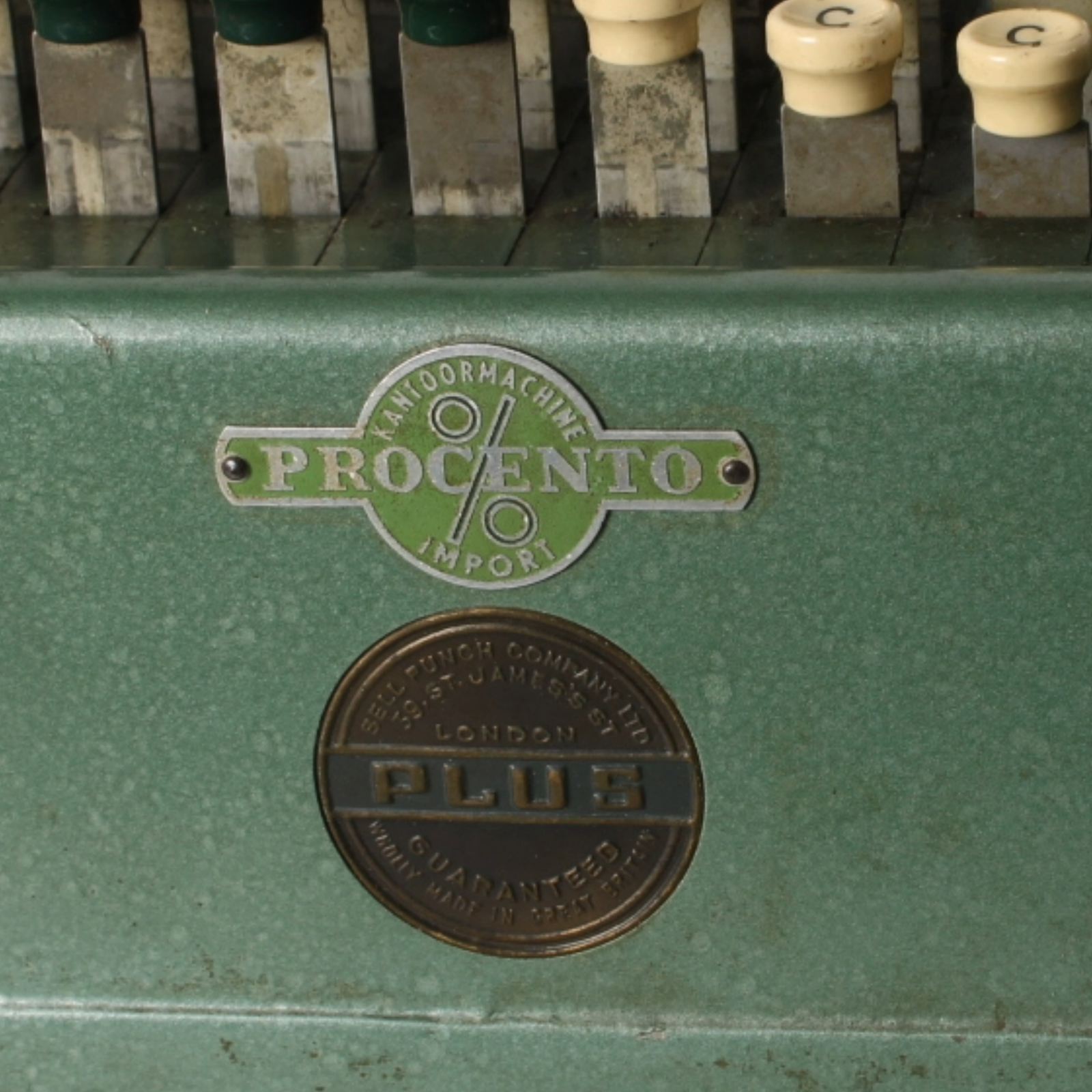 Vintage Mechanical Calculator | Bell Punch "PLUS" Rapid Adder | Model 509/C |