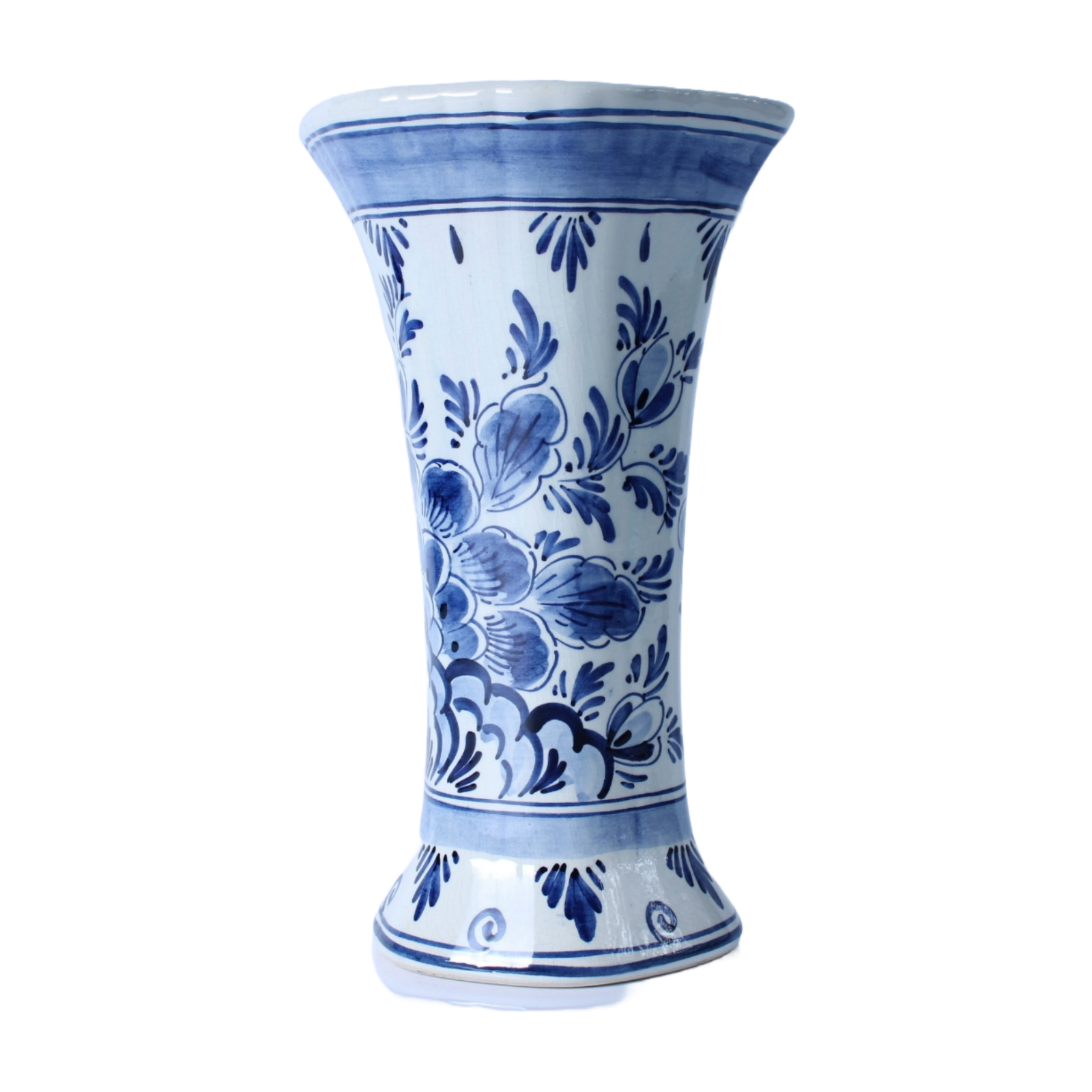 Beautiful Delft Blue Vase from the Early 1960s