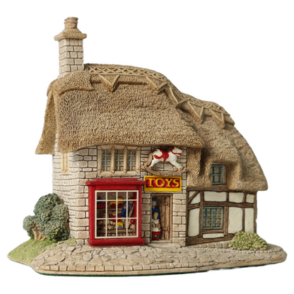 Handmade Lilliput Lane "The Toy Shop" Miniature Collectible, British Village