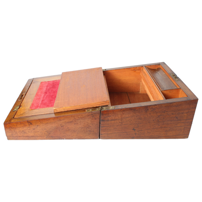 Antique Wooden Writing Slope – 19th Century (1850-1880)