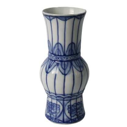 Small Blue and White Porcelain Vase - Traditional Chinese Design
