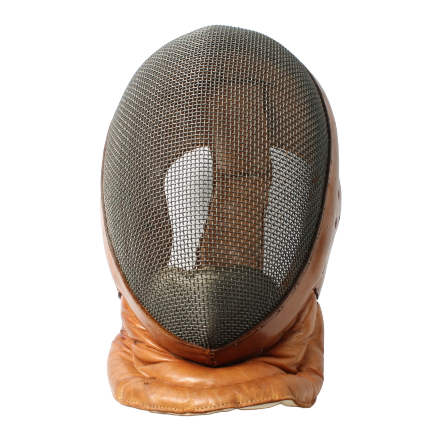 Vintage 1920s French Fencing Mask and Mannequin Head on Adjustable Stand