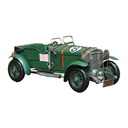 Highly Decorative Metal English Model Car (Bentley or Bugatti Re-make)!