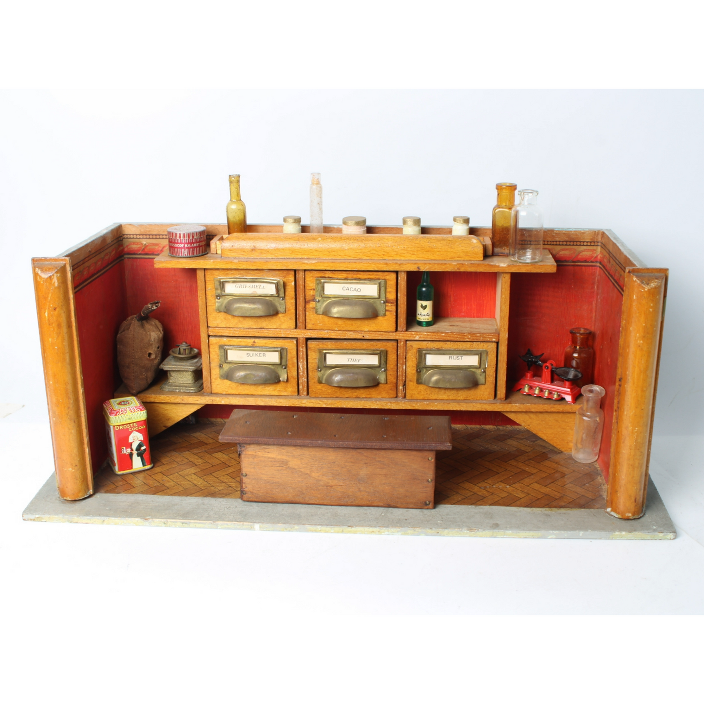 Antique Miniature Grocery Store ca. 1900–1920 | Complete with Counter,