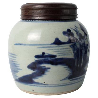 Chinese Porcelain Moon Vase (Bianhu) with Dragon Decoration – 20th Century