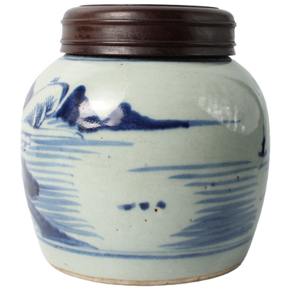 Chinese Porcelain Moon Vase (Bianhu) with Dragon Decoration – 20th Century