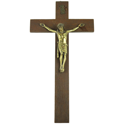 Antique First Communion Crucifix – Cologne, St. Ursula Basilica (Dated 1938)