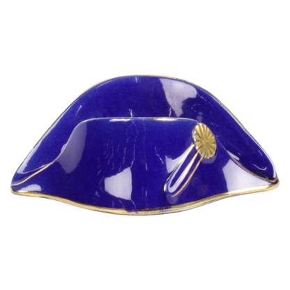 Napoleonic Bicorn Porcelain Dish / Vide-Poche, Mid-20th Century