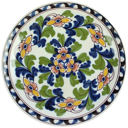 Art Deco Gouda Pottery Plate – Hand-Painted “Zuid-Holland” (ca. 1920–1940)